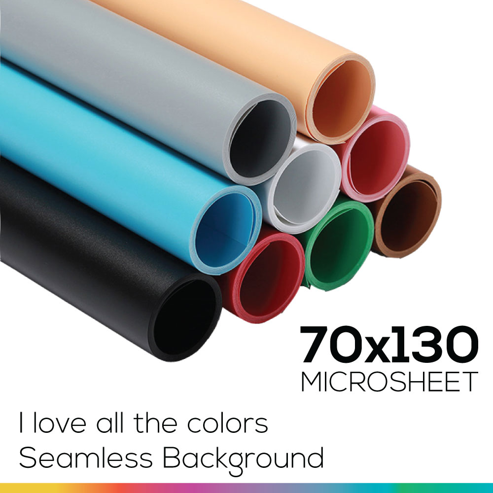 REAL Microsheet 9 colors ( I love all the colors ) แผ่นไมโครชีท 9 สีขนาด 70x130 ซม ของแท้
