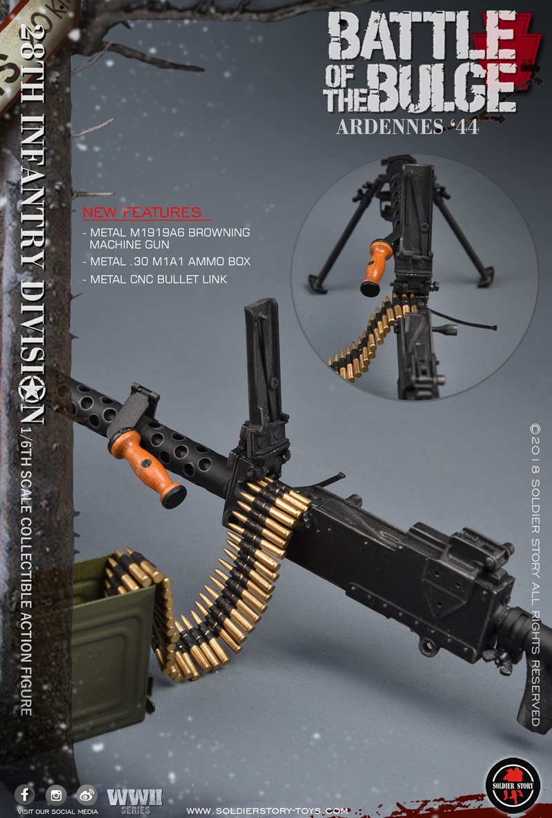 Soldier Story SS-111 WWII Series 28th Infantry Division 1/6 Battle of the Bulge - Ardennes '44