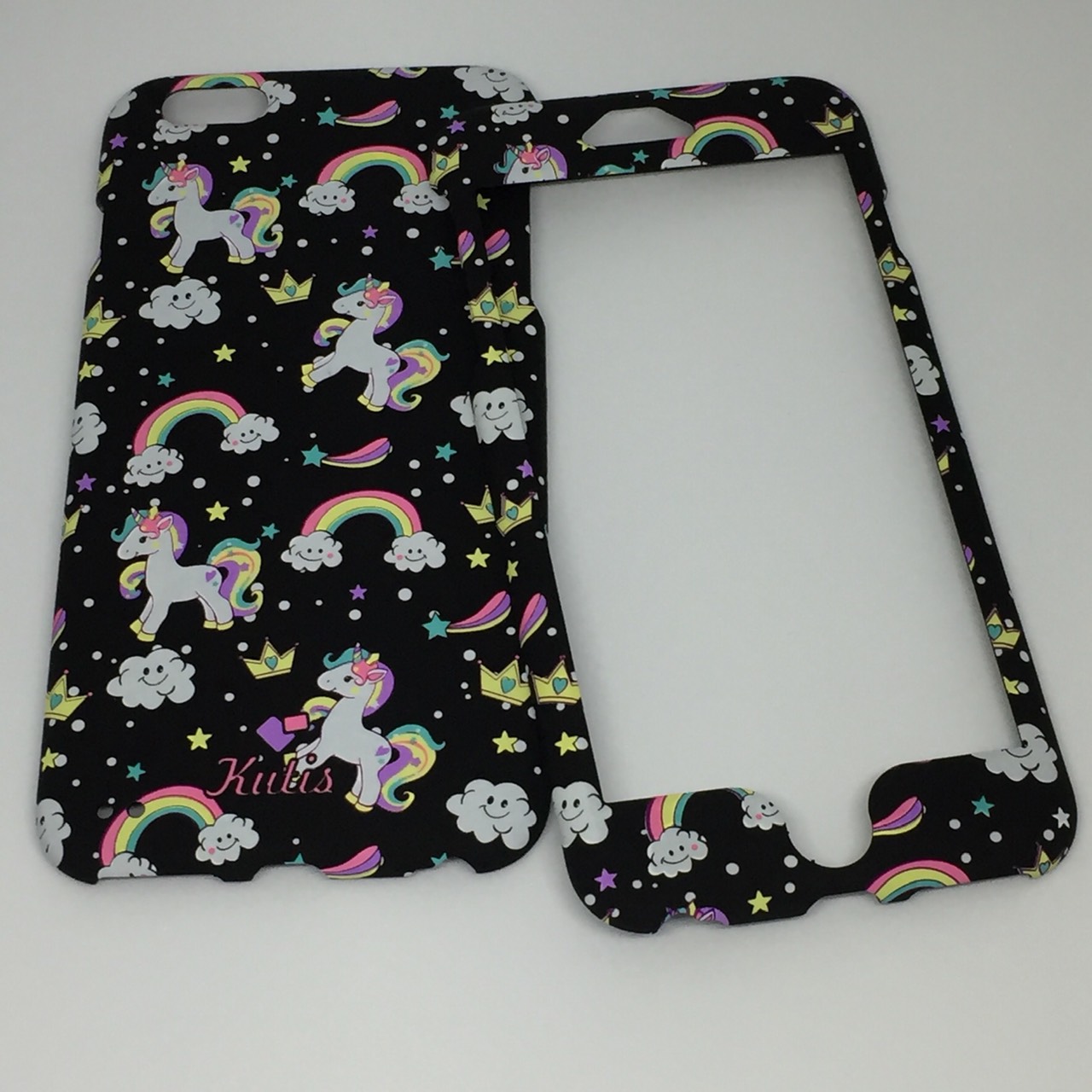 เคสคูทิส (Kutis) ไอโฟน6พลัส,6Sพลัส(ลายม้าโพนี่สีดำ)