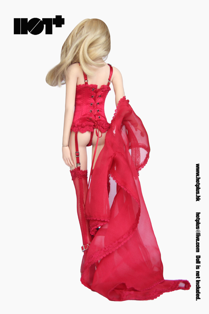 Hotplus HP044 Lace Lingerie Set (Red)