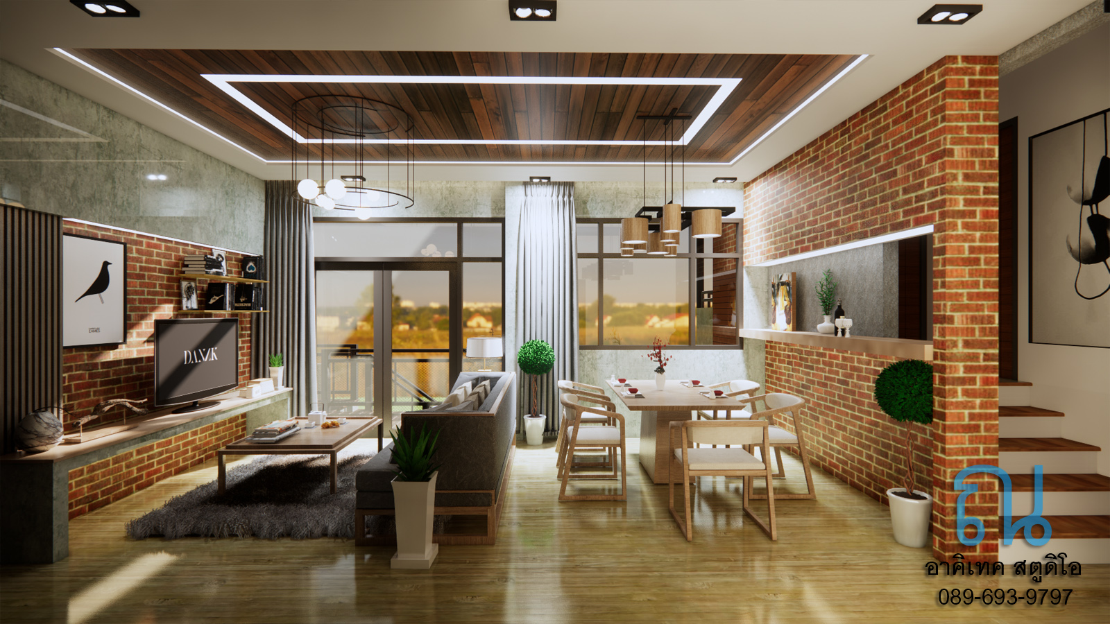 แบบบ้านชั้นครึ่ง สไตล์ลอฟท์ NA-118 ขนาด 141 ตร.ม. 3 ห้องนอน 2 ห้องน้ำ