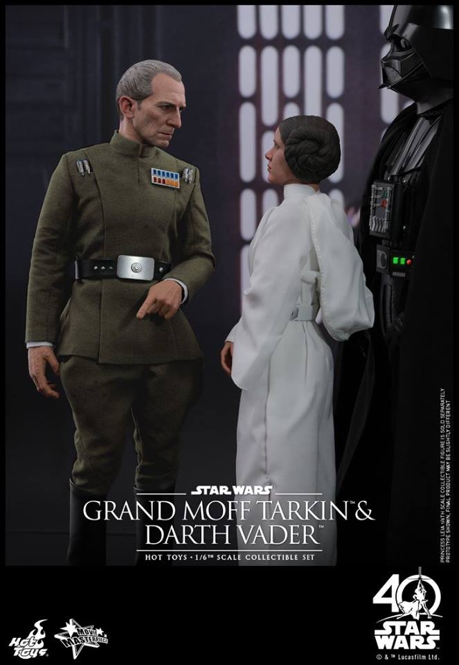 Hot Toys MMS434 STAR WARS: EPISODE IV A NEW HOPE - GRAND MOFF TARKIN & DARTH VADER