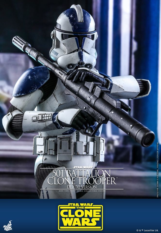Hot Toys TMS023 1/6 Star Wars: The Clone Wars™ - 501st Battalion Clone Trooper™ (Deluxe Version)