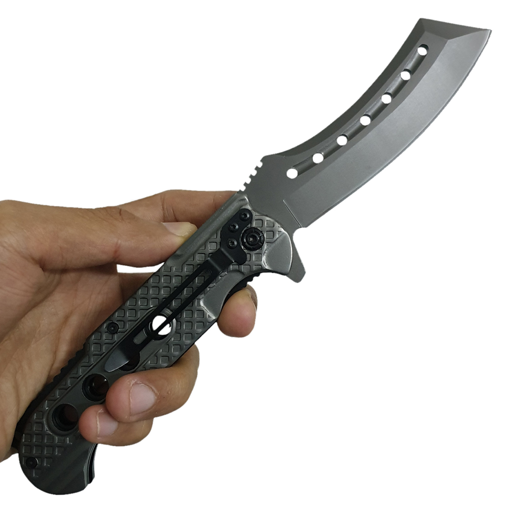 มีดพับ BROWNING 363 ขนาด 8.9 นิ้ว (22.5 ซม.) สี Titanium