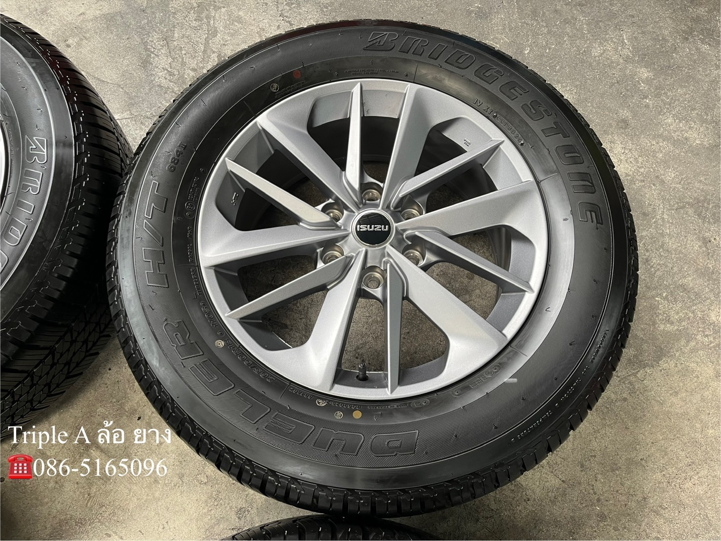 ✨ล้อแม็ก✨ISUZU MU-X 2024 รุ่นใหม่ล่าสุด ขอบ 18 พร้อมยาง 265-60-18 Bridgestone♨️ปลายปี 24♨️