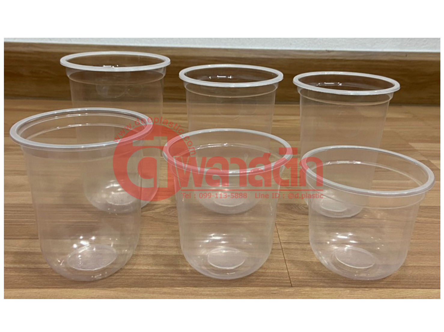 แก้วพลาสติก PP 14oz ปาก95 : 20 แถว/ลัง