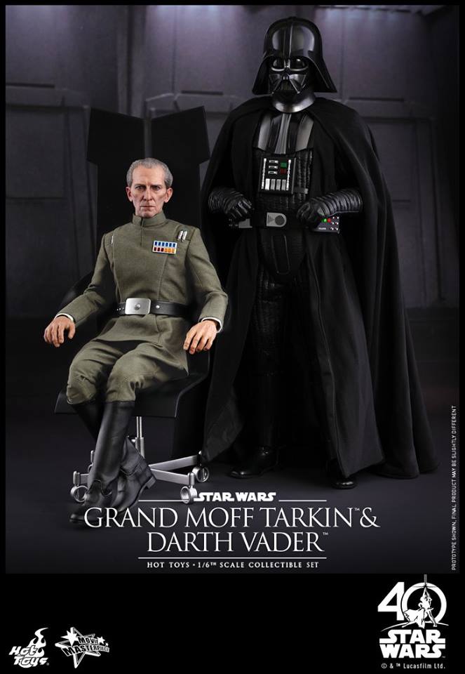Hot Toys MMS434 STAR WARS: EPISODE IV A NEW HOPE - GRAND MOFF TARKIN & DARTH VADER