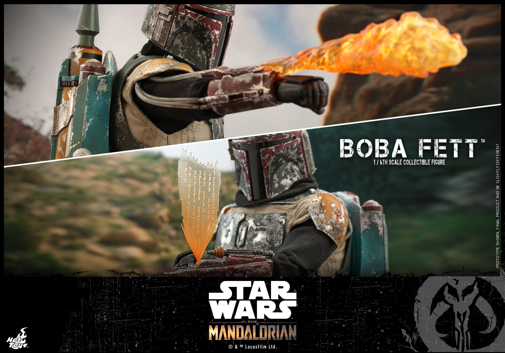 Hot Toys TMS033 1/6 Star Wars: The Mandalorian™ - Boba Fett
