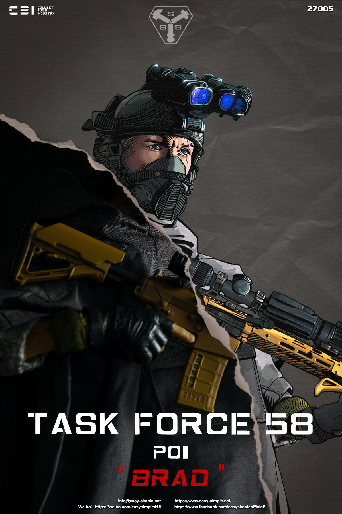 CBI x EASY&SIMPLE 27005 TASK FORCE 58 PO1 “BRAD”
