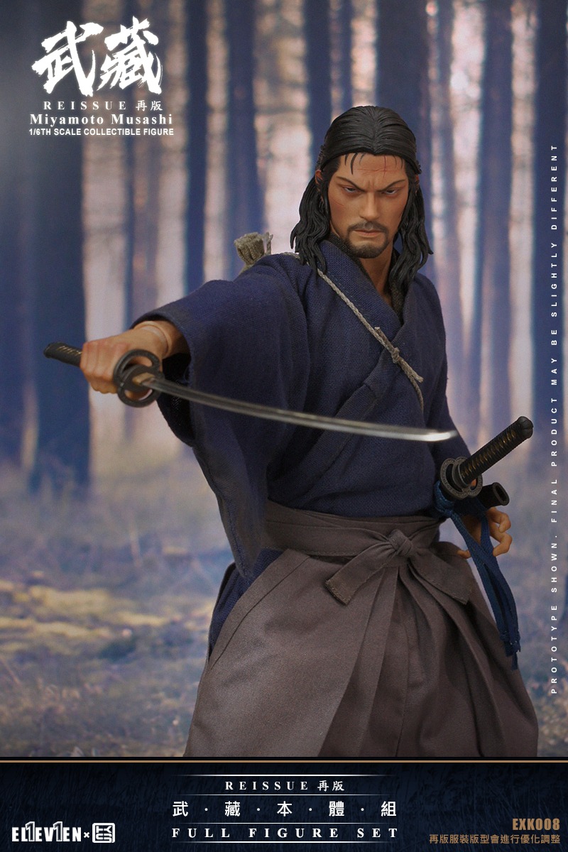 EL1EV1EN x KAI STUDIO EXK008 1/6 Miyamoto Musashi (Full Figure Set)