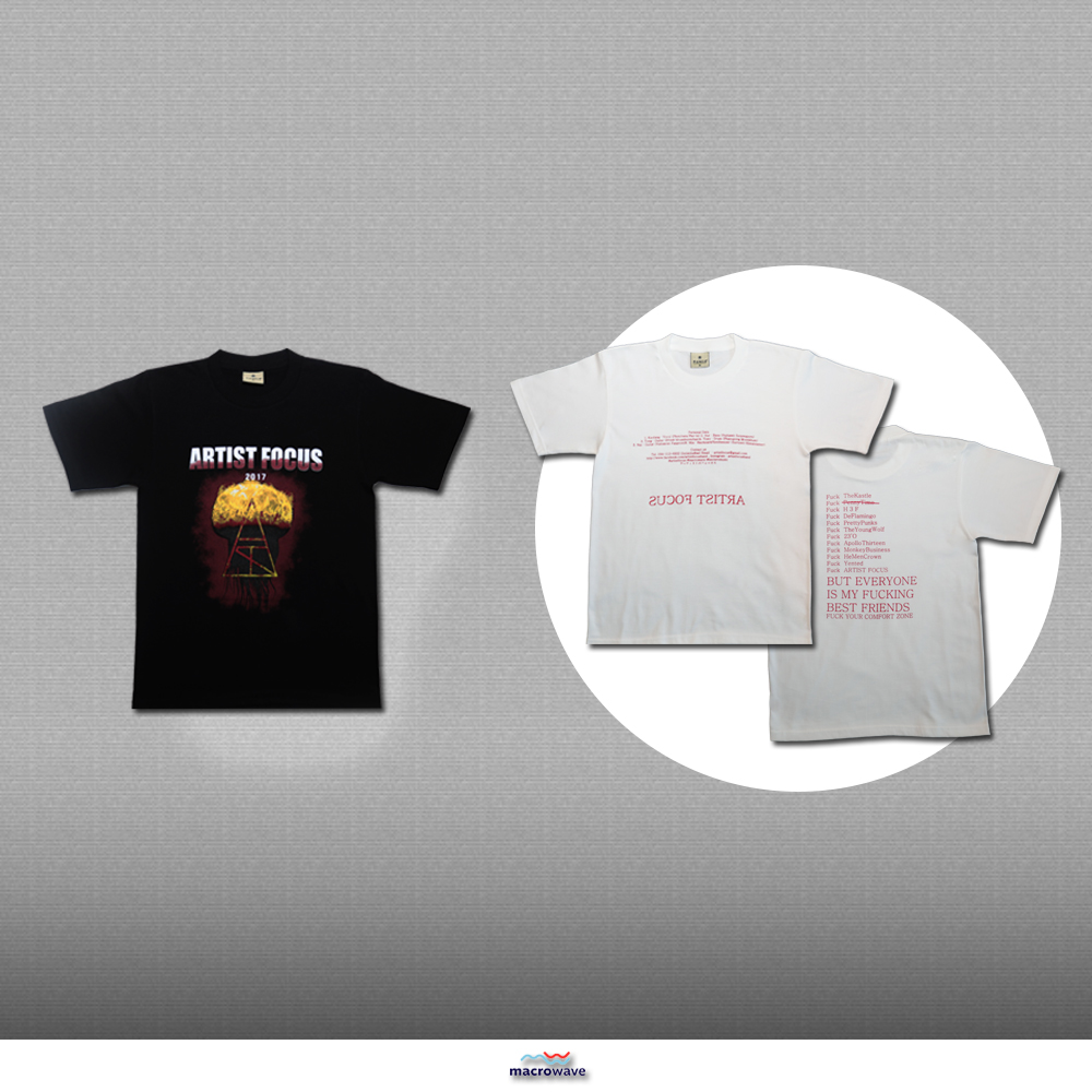 ARTIST FOCUS : T-SHIRT ARTIST FOCUS (สีดำ 2017)