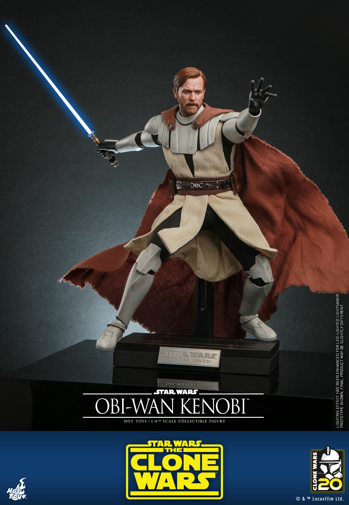 Hot Toys TMS095 1/6 Star Wars: The Clone Wars™ - Obi-Wan Kenobi™
