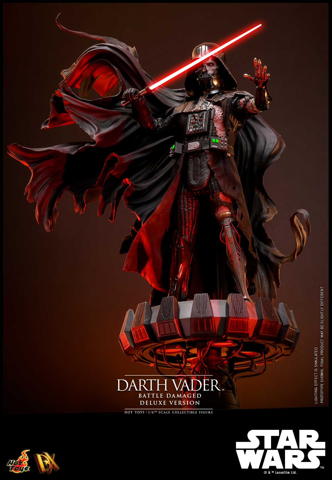 Hot Toys DX45B Star Wars - Darth Vader (Battle Damaged) (Deluxe Version) (Special Edition)
