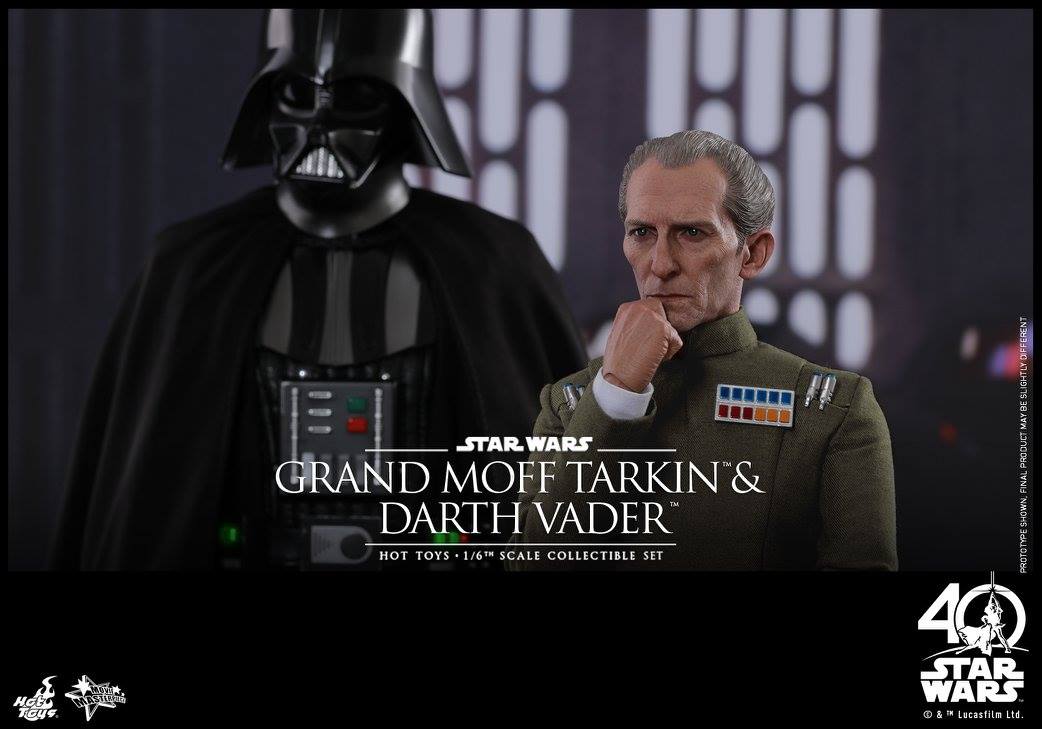 Hot Toys MMS434 STAR WARS: EPISODE IV A NEW HOPE - GRAND MOFF TARKIN & DARTH VADER