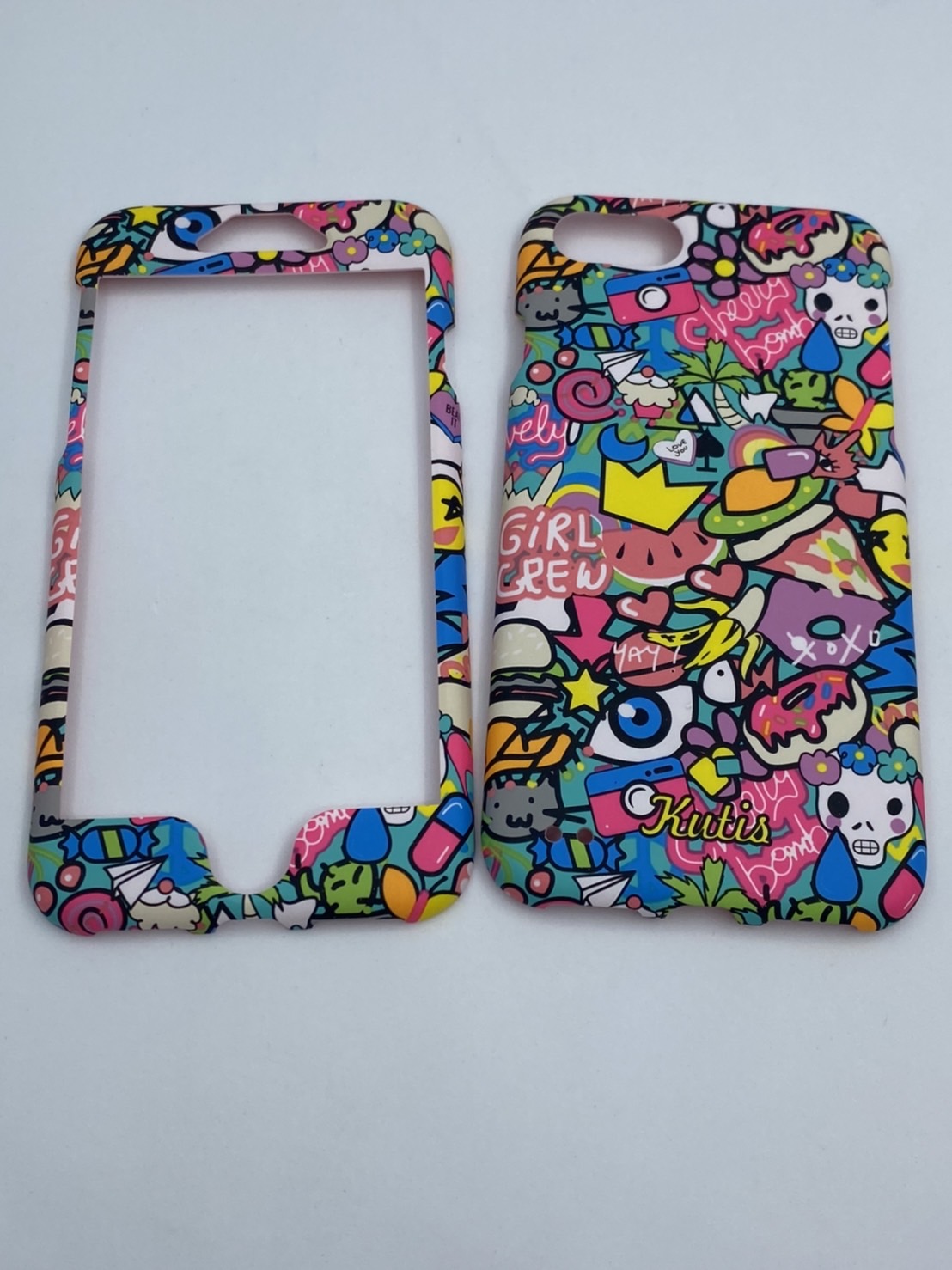 เคสคูทิส(Kutis)เคสไอโฟน7,8,SE2020(ลายStreet)มาใหม่ เคสประกบหน้า-หลัง เคสเรืองแสง เคสลายวินเทจ ร้านSuperhero Klongthom