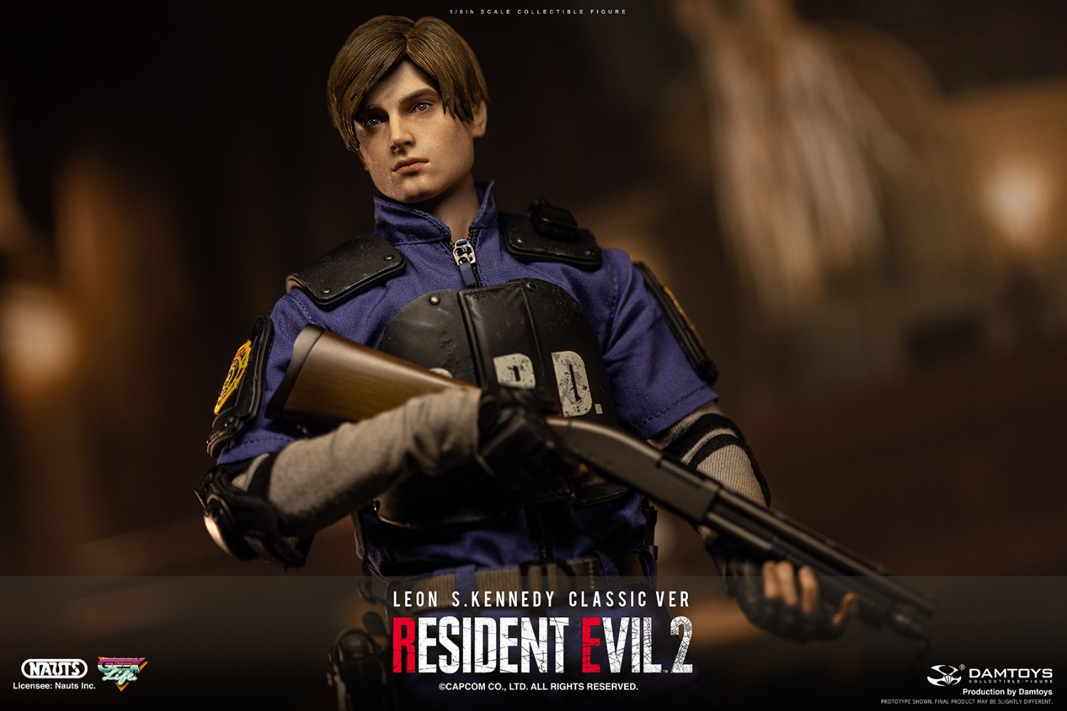 DAMTOYS DMS037 1/6 RESIDENT EVIL 2 - LEON S.KENNEDY (CLASSIC VER)