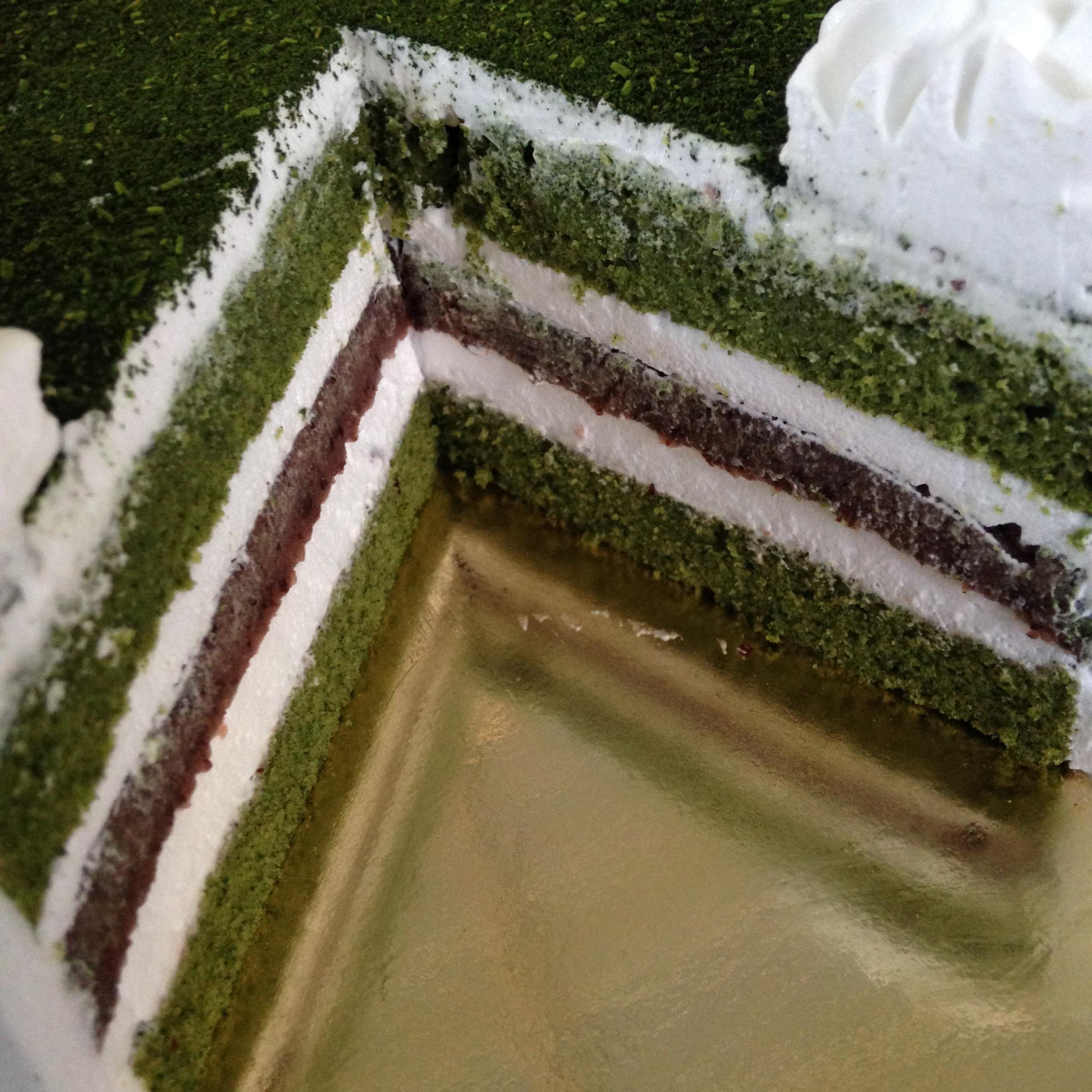 🌱เค้กชาเขียวถั่วแดง🌱 (2 ปอนด์) Matcha Green Tea Cake 🍵 (2 Pound / 7" x 7") 3 ชั้น