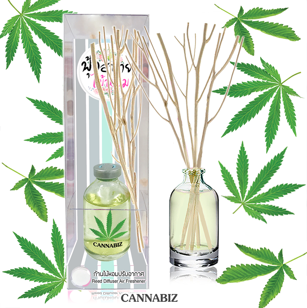ฟุ้งสบายไม้หอม 40 ml กลิ่น CANNABIZ สมุนไพรกัญช์