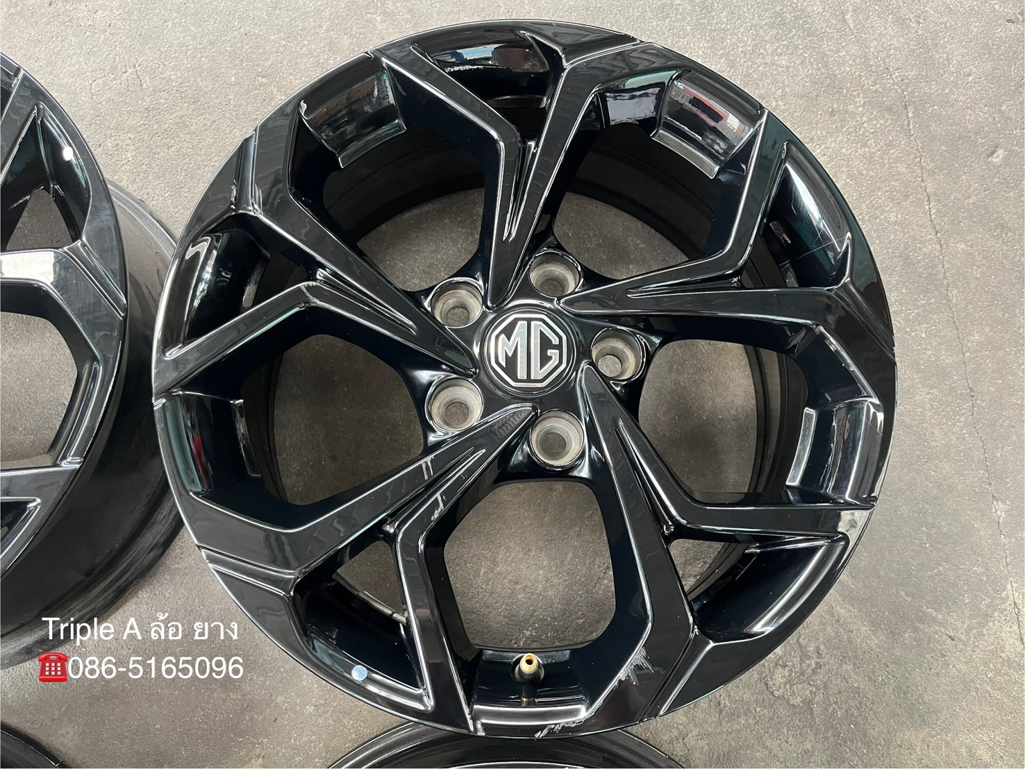 ✨ล้อแม็ก✨5รู112✨MG 5 ขอบ 16 สีดำแท้💯
