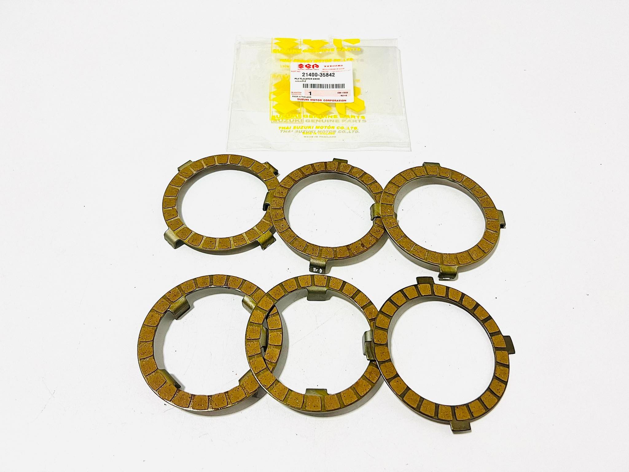 ชุดแผ่นครัช rc110 คริสตัล แท้ 5 แผ่น