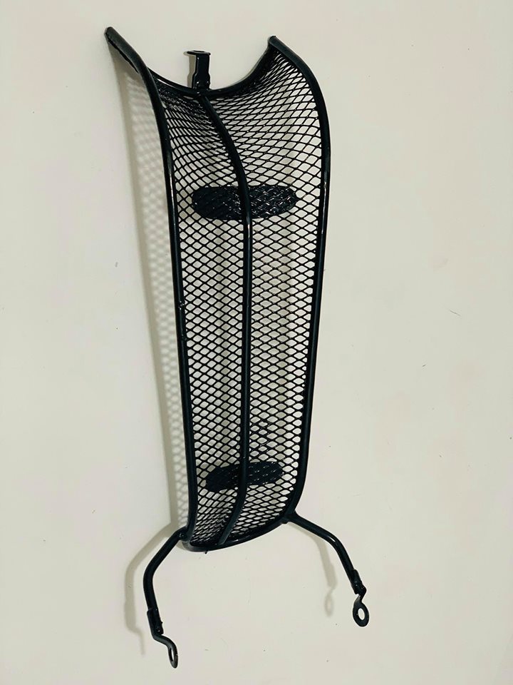 กันลายมอเตอร์ไซด์ฮอนด้า เวฟ 100 เก่า WAVE 110 ตะข่ายเหล็ก สีดำ