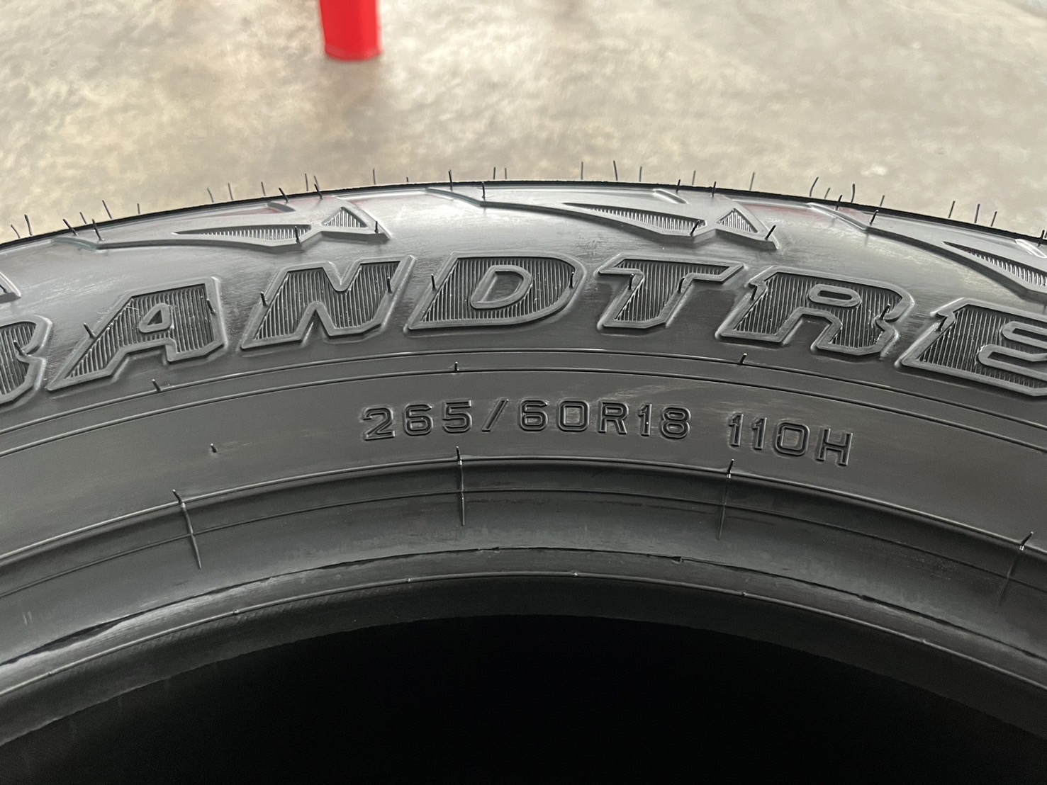 ♨️ปี 24♨️✨ยางใหม่💯✨265-60-18 Dunlop💖ใหม่กริ๊บ💖