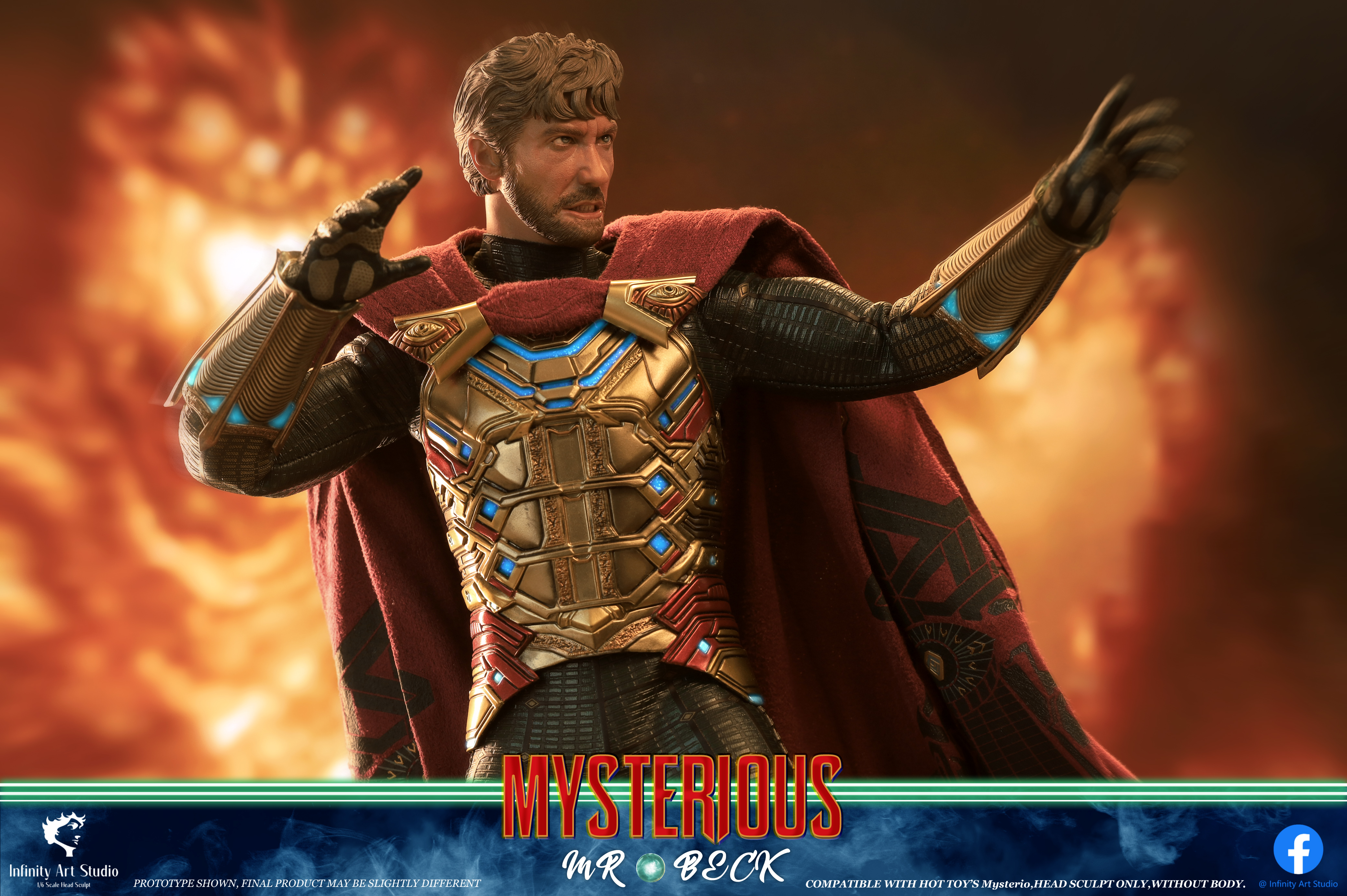 Infinity Art Studio (IAS) HS02 1/6 MR.Beck (Headsculpt Fighting Version)