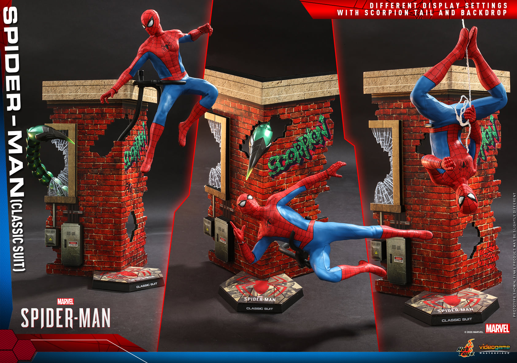 Hot Toys VGM48 1/6 Marvel's Spider-Man - Spider-Man (Classic Suit)