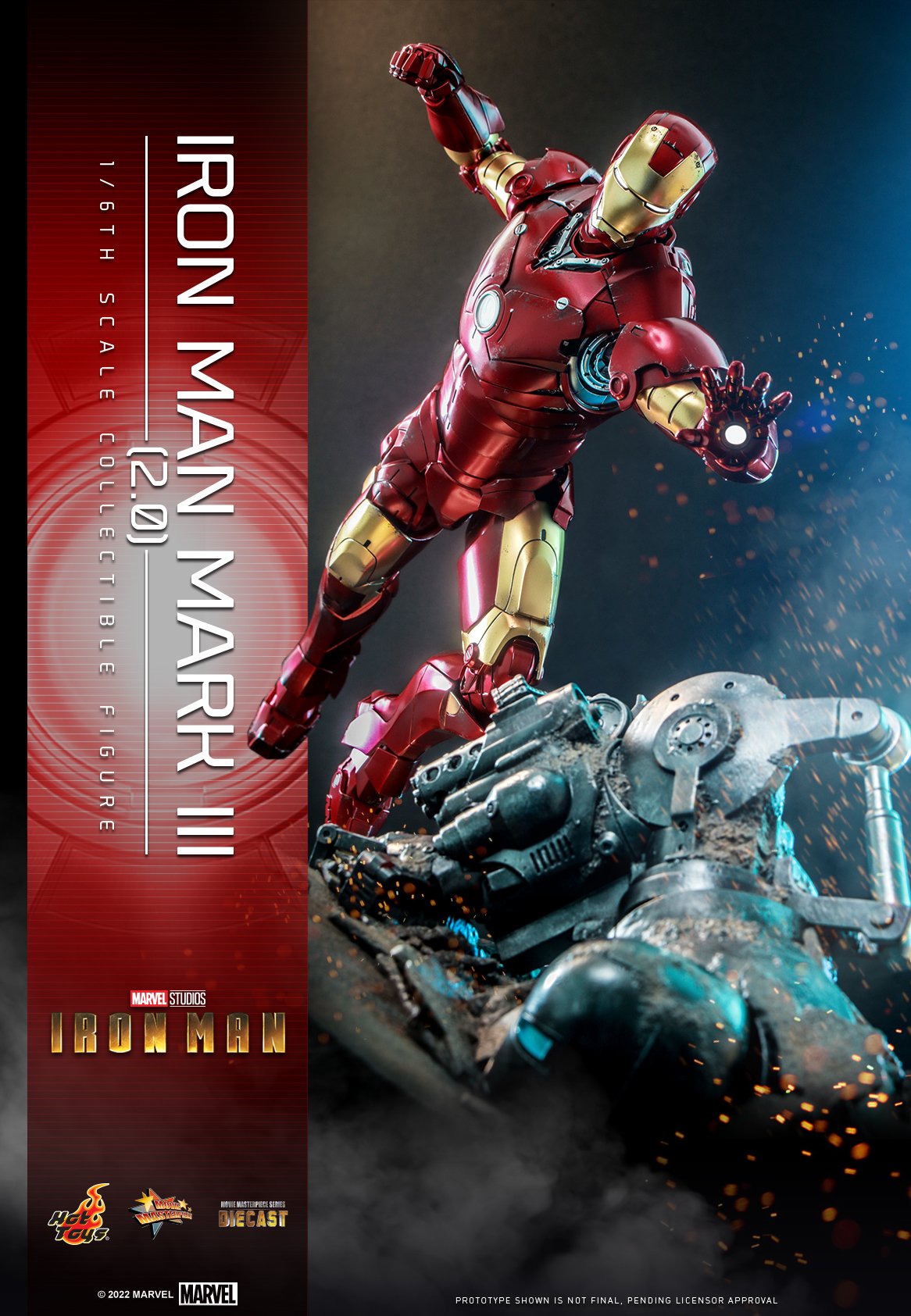 Hot Toys MMS664D48 1/6 Iron Man - Iron Man Mark III (2.0)