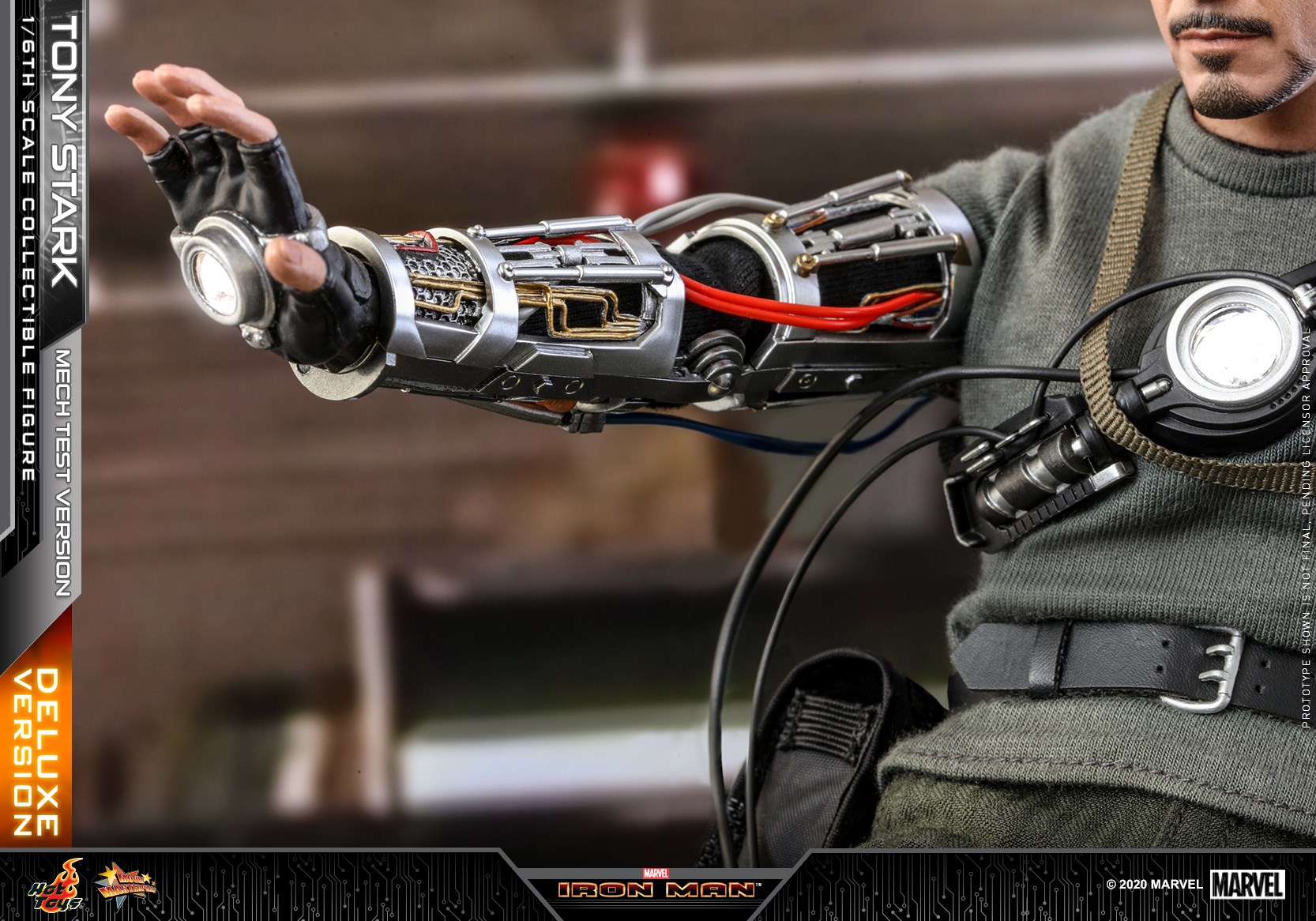 Hot Toys MMS582B 1/6 Iron Man - Tony Stark (Mech Test Version) (Deluxe Version) (Special Edition Bonus)