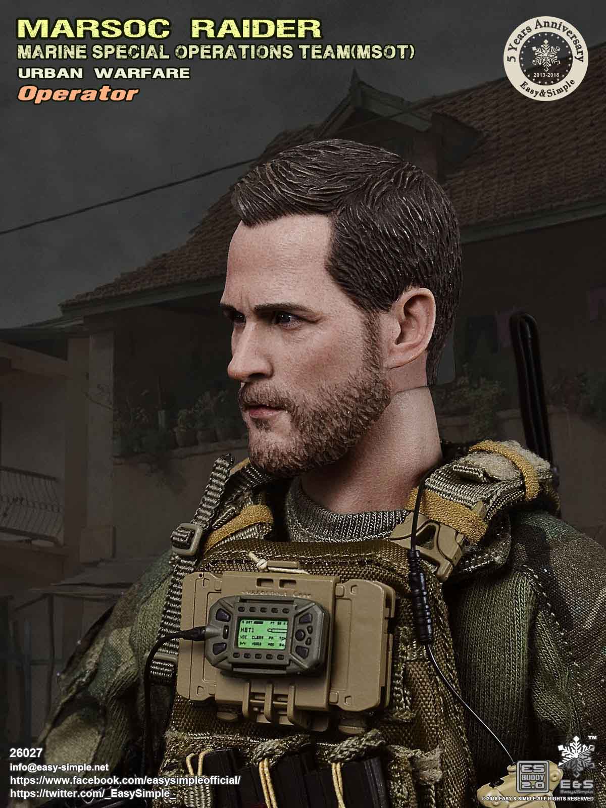 Easy&Simple 26027 MARSOC Raider Urban Warfare Operator (5 Years Anniversary)
