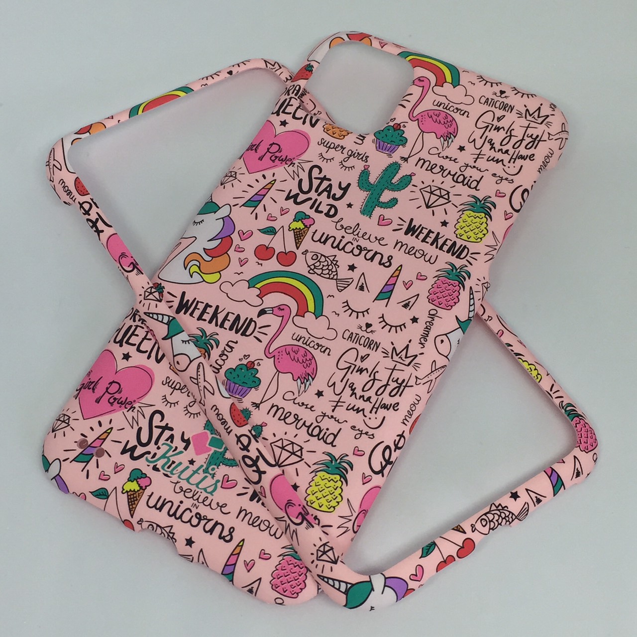 เคสคูทิสKutisไอโฟน11Max(ลายฟลามิงโก้ผอม)มาใหม่ เคสประกบหน้า-หลัง เคสเรืองแสง เคสลายวินเทจ ร้านSuperhero KLongthom