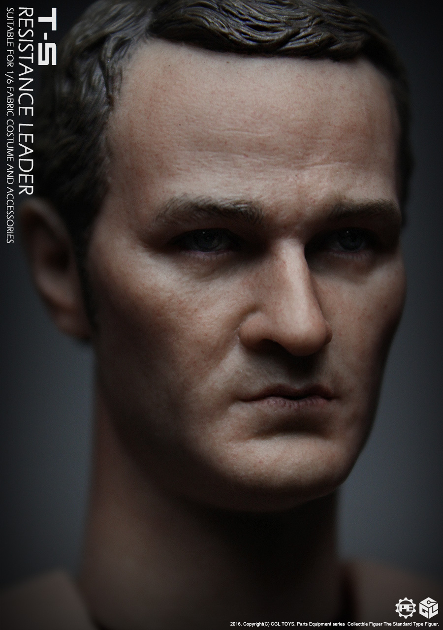 CGLTOYS PE03 Terminator 5 Connor With 2 headsculpts and narrow shoulders movable male body