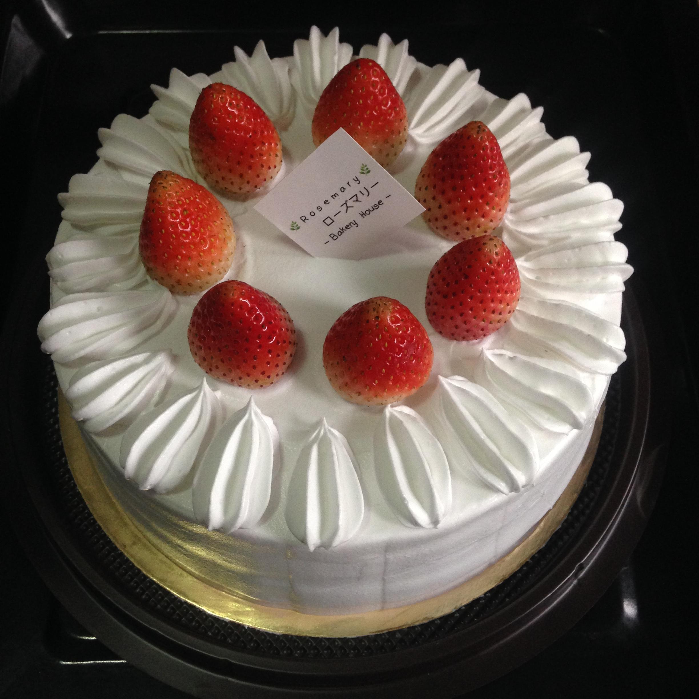 🍓 สตรอว์เบอร์รี่ชอร์ทเค้ก 🍓 (2 ปอนด์) Angel Strawberries ShortCake (2 Pound / 7" x 7") 3 ชั้น