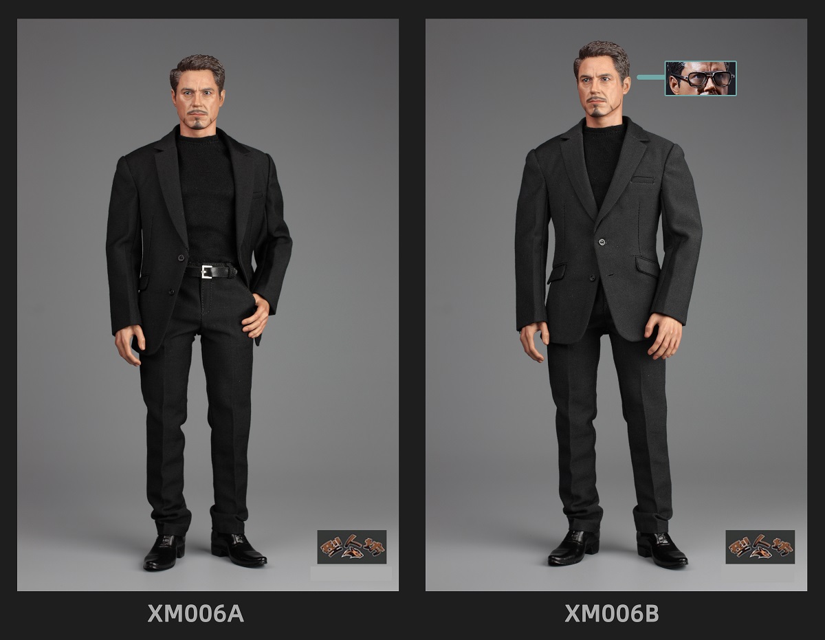 XRF XM006A 1/6 Tony Stark Man Suit (Black)
