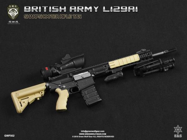 Easy & Simple BRITISH ARMY L129A1 SHARPSHOOTER FDE