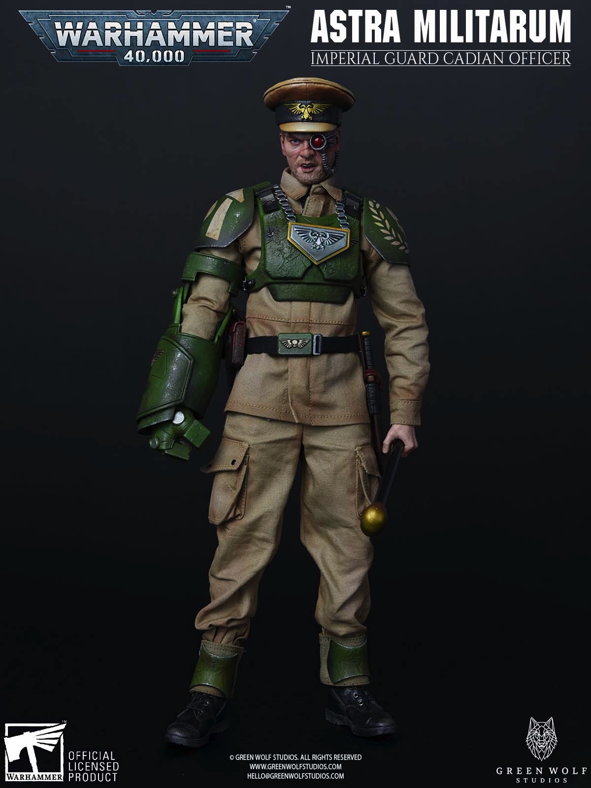 GREEN WOLF GEAR GWG-014 ASTRA MILITARUM - IMPERIAL GUARD CADIAN OFFICER