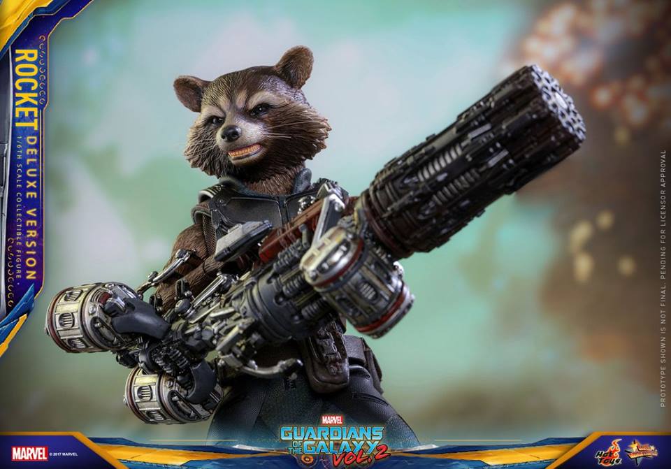 Hot Toys MMS411 GUARDIANS OF THE GALAXY VOL.2 - ROCKET (DELUXE VERSION)