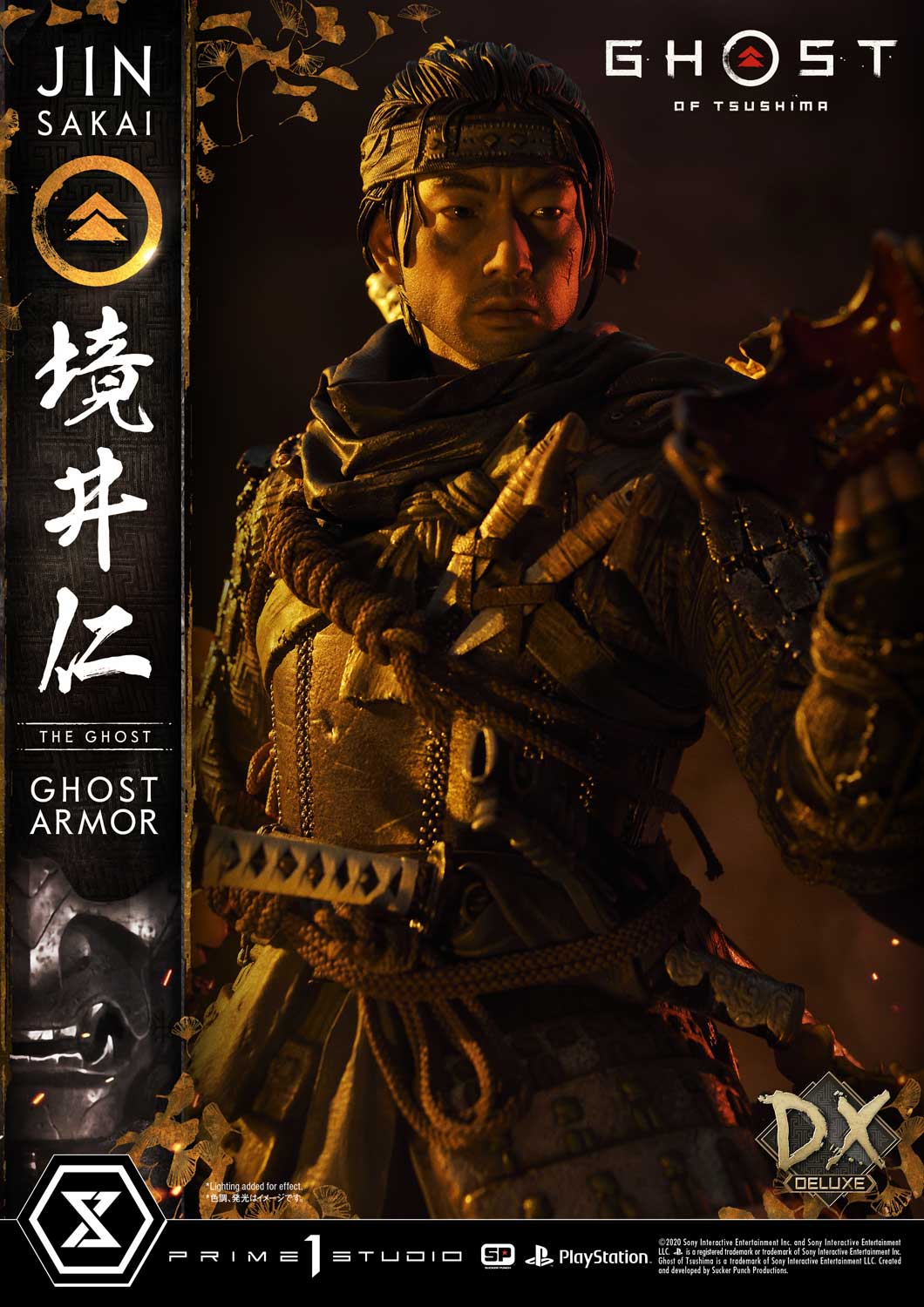 Prime 1 Studio UPMGHOT-01DX 1/4 Ghost of Tsushima - Jin Sakai (Deluxe)+(Bonus)