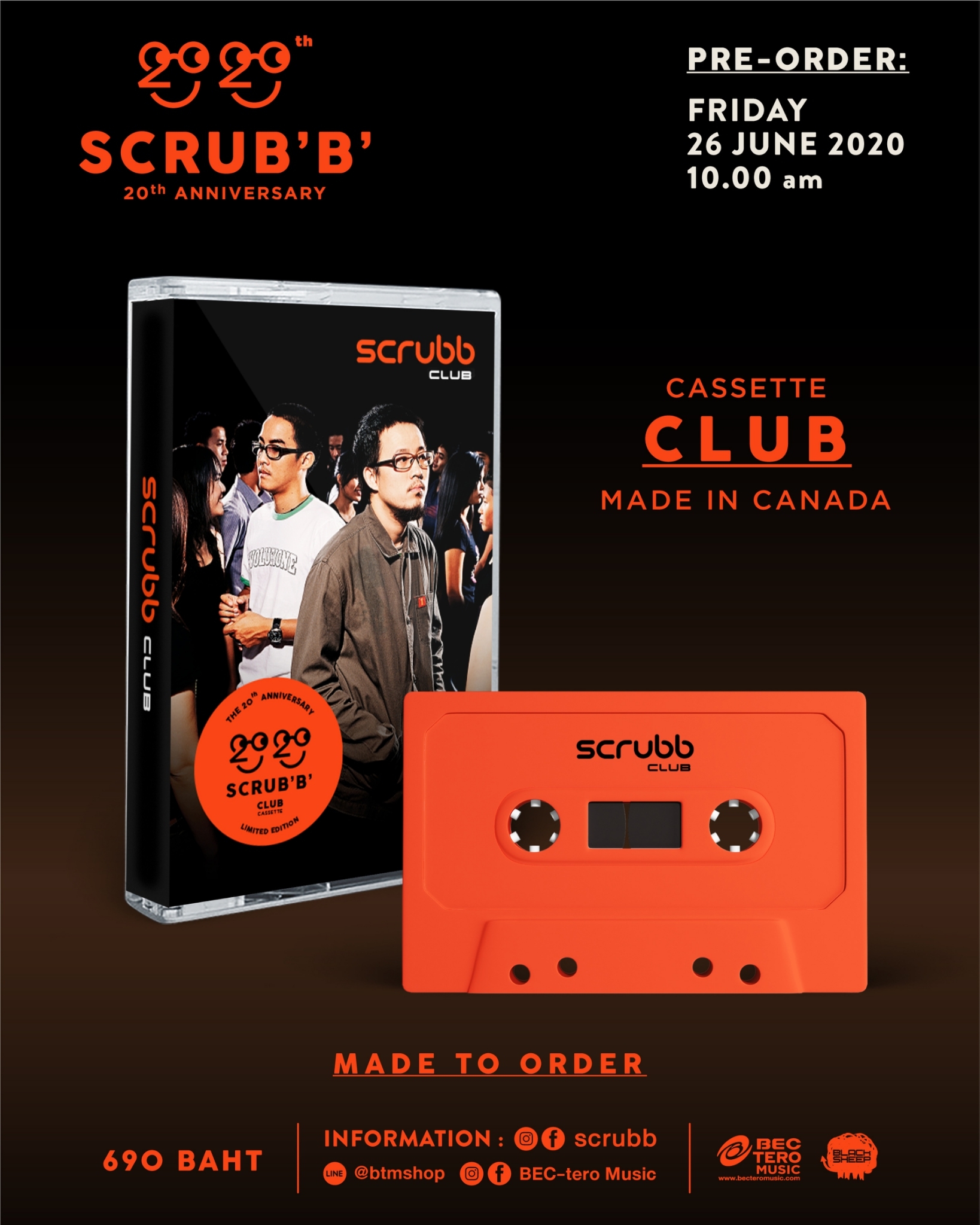 CASSETTE TAPE / SCRUBB - CLUB