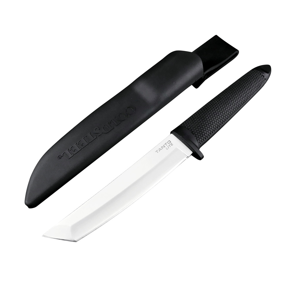 มีดใบตาย Cold Steel 20TL Tanto Lite Fixed Blade ขนาด 11.4 นิ้ว (29 ซม.) พร้อมปลอกมีด Secure-Ex Sheath Kraton