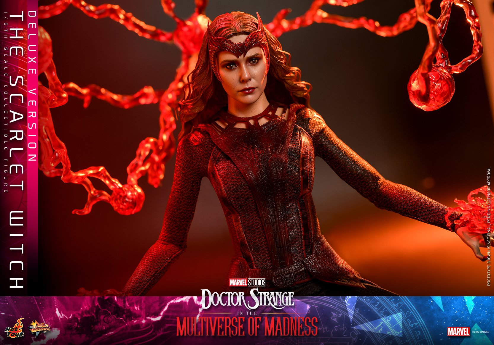 Hot Toys MMS653 1/6 Doctor Strange in the Multiverse of Madness - The Scarlet Witch (Deluxe Version)