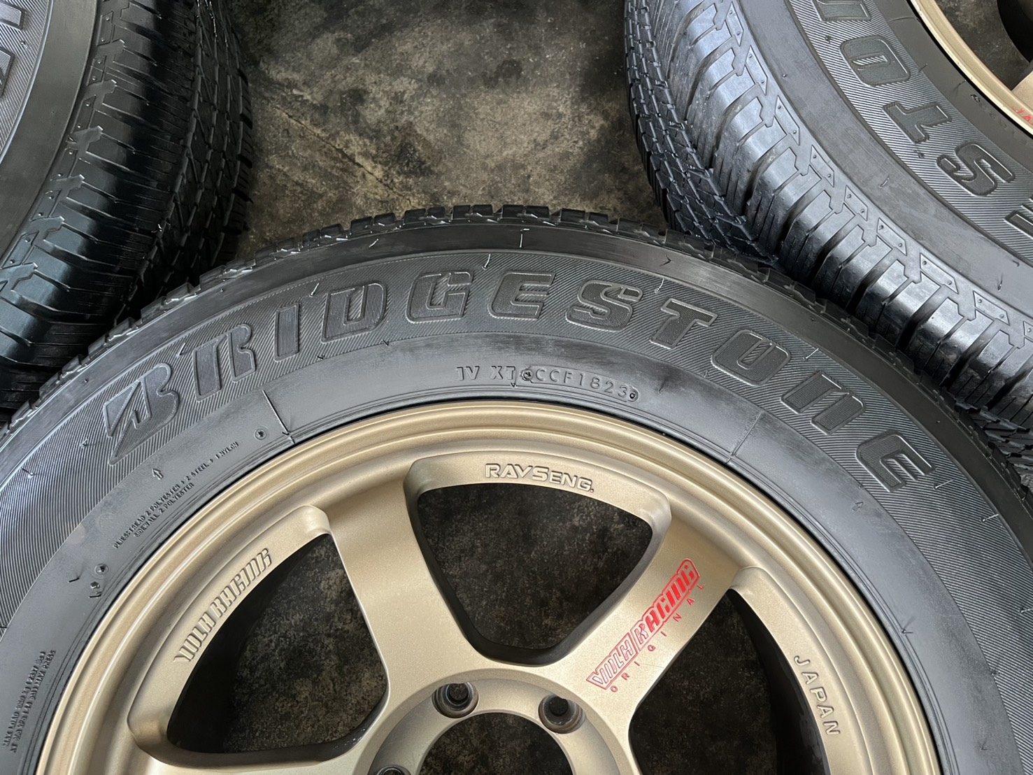 ✨ล้อแม็กพร้อมยาง 6รู139✨TE37 SUV (งาน Promax) ขอบ 18💖สวยกริ๊บ💖