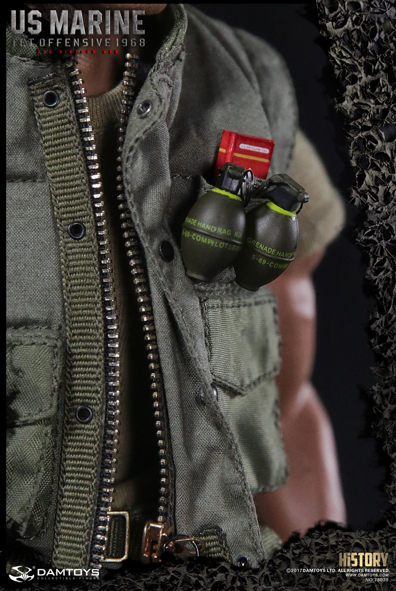 DAMTOYS 78038 HISTORY SERIES 16 U.S.MARINE (TET OFFENSIVE,1968) - VIETNAM WAR