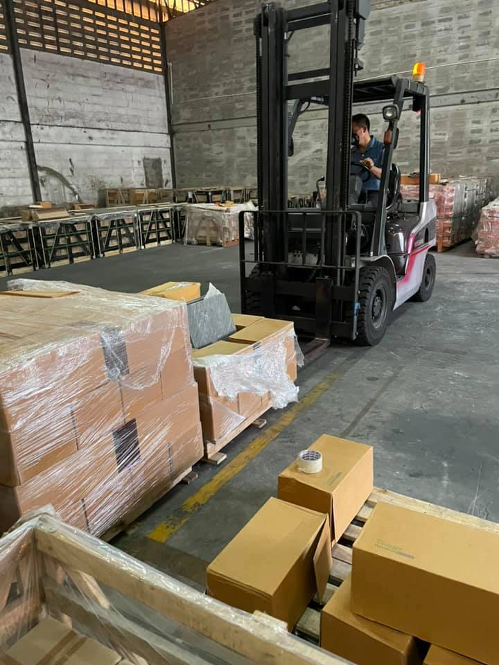 หินธรรมชาติ Dark Grey ขนาด 15x15x1cm