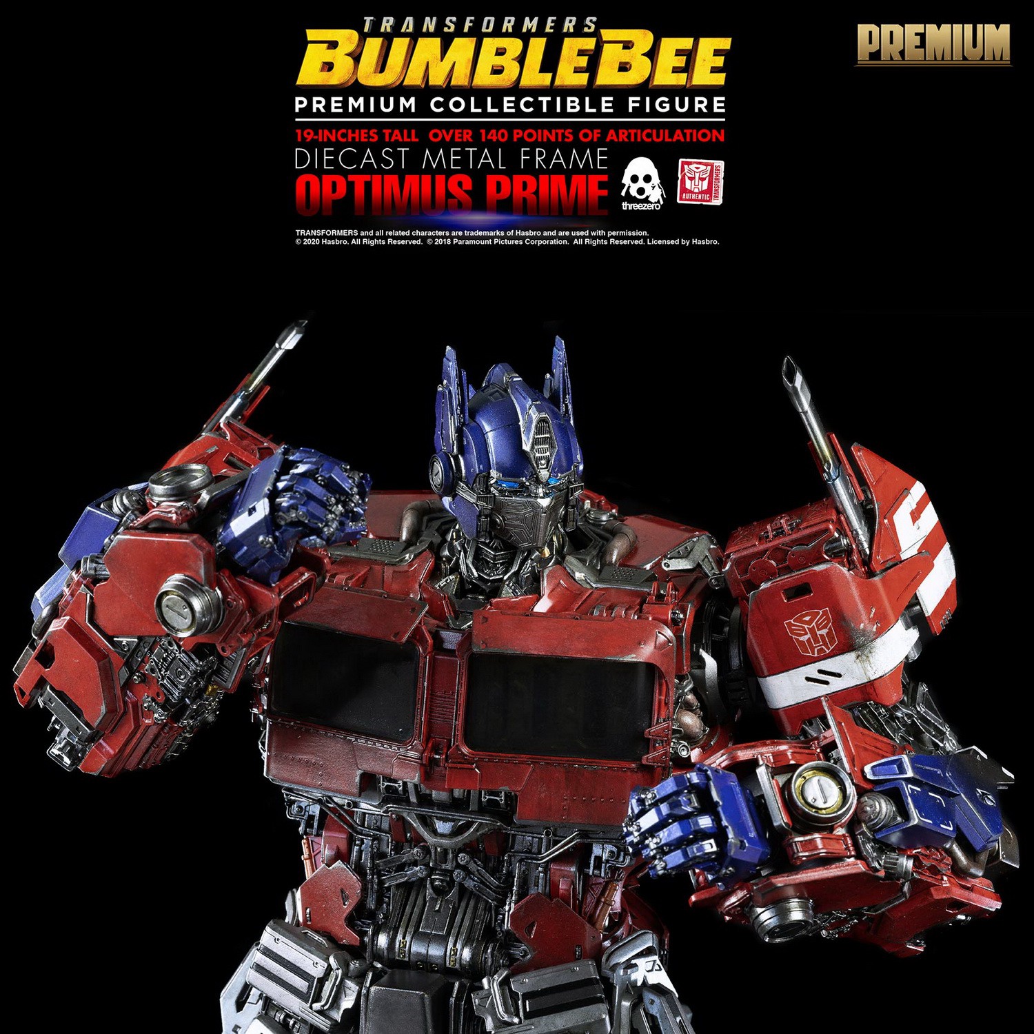 threezero 3Z0162 Transformers: BumbleBee - PREMIUM Optimus Prime