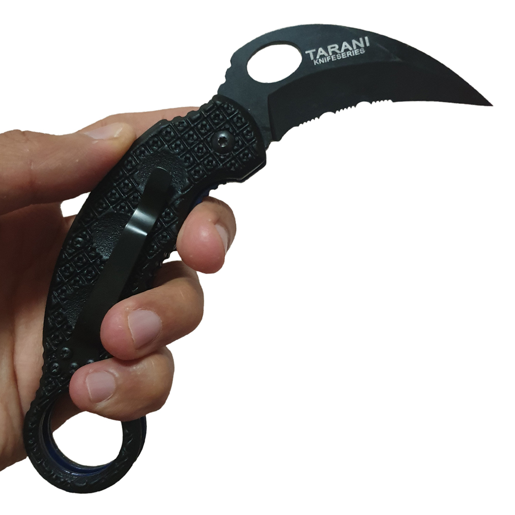 มีดพับ มีดคารัมบิต 5.11 Tactical Karambit Knives X14 ฟันเลื่อย ขนาด 6.3 นิ้ว (16 ซม.)