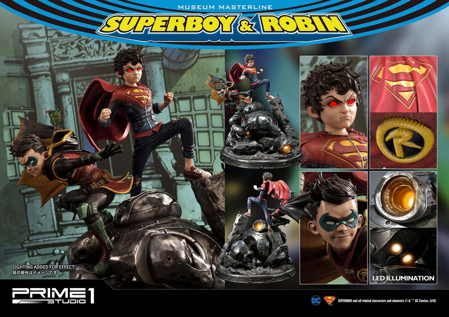 PRIME 1 STUDIO MMDC-38 Superman Comics - Superboy and Robin