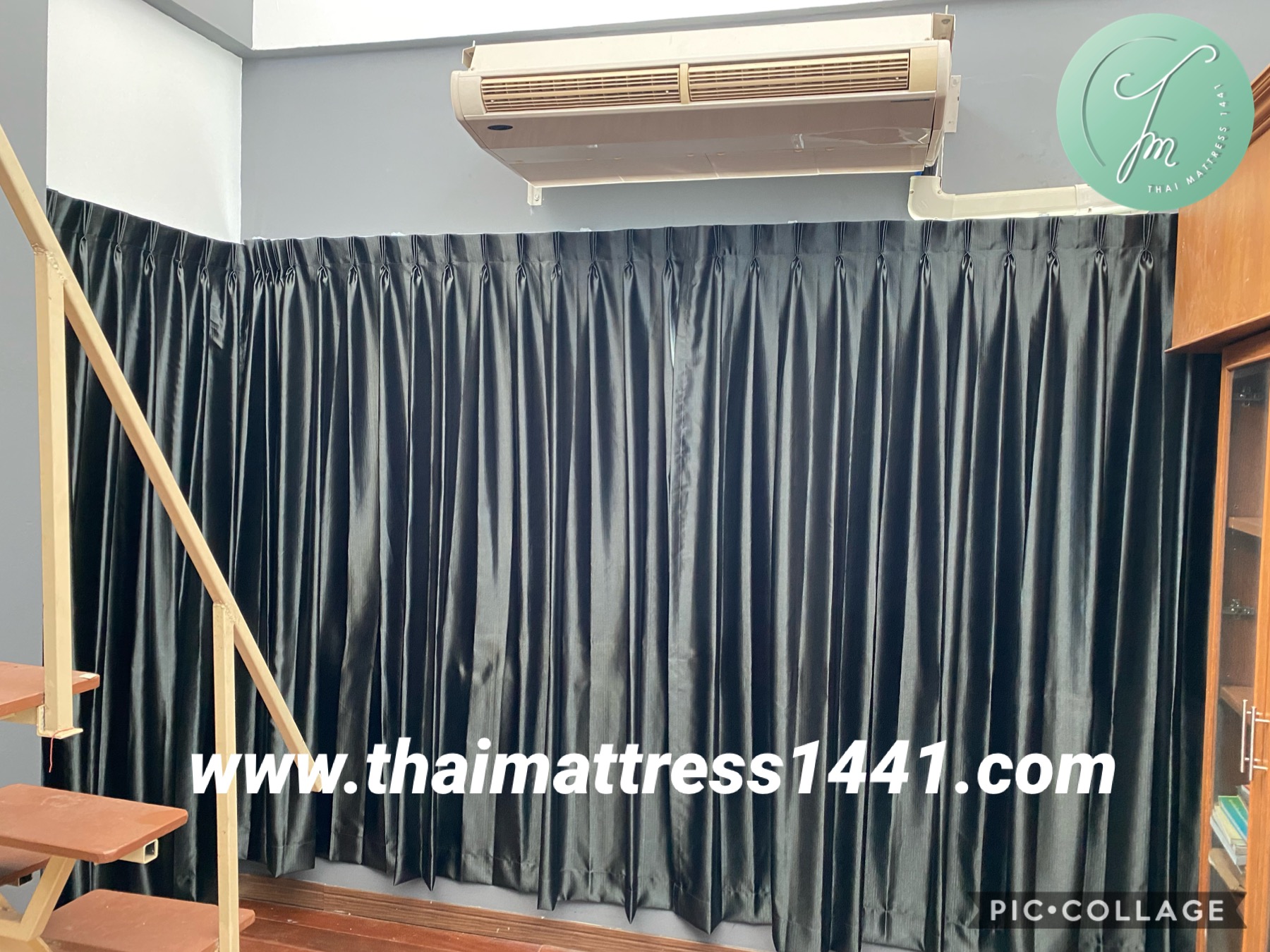 ผ้าม่านจีบสำหรับคอนโดและบ้าน | กันแสง UV + ผ้าโปร่ง - Pleat Curtain with sunblock and UV Protection