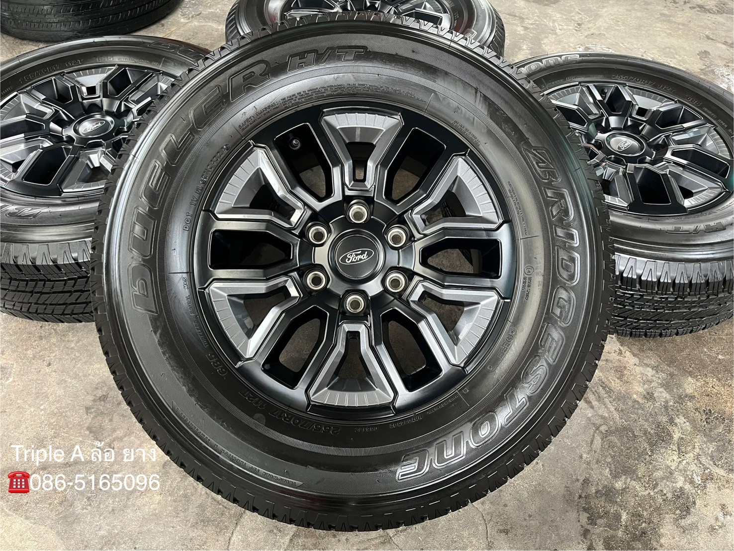 ✨ล้อแม็ก✨Ford Ranger XLS รุ่นใหม่ล่าสุด ขอบ 17 พร้อมยาง 255-70-17 Bridgestone♨️ปลายปี 24♨️